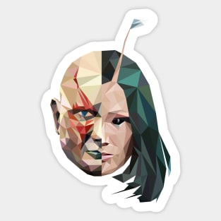 Drax-Mantis Poly Sticker